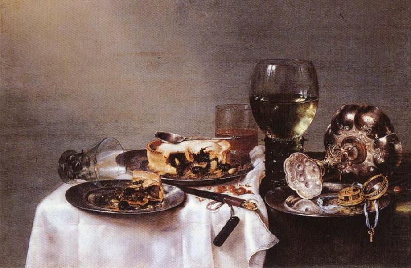 Breakfast Table with Blackberry Pie, HEDA, Willem Claesz.